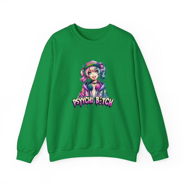Graffiti Anime Girls Unisex Heavy Blend™ Crewneck Sweatshirt