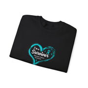 I am a Survivor Unisex Heavy Blend™ Crewneck Sweatshirt