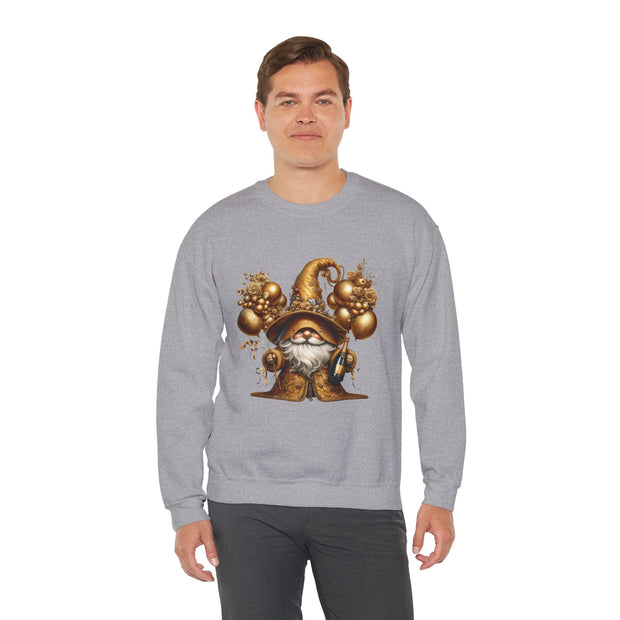 New Year Gnome Unisex Heavy Blend™ Crewneck Sweatshirt