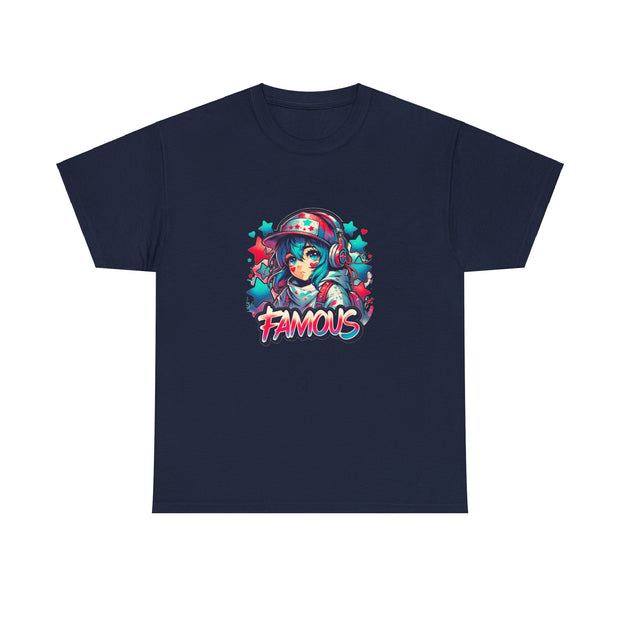 Graffiti Anime Girls Unisex Heavy Cotton Tee