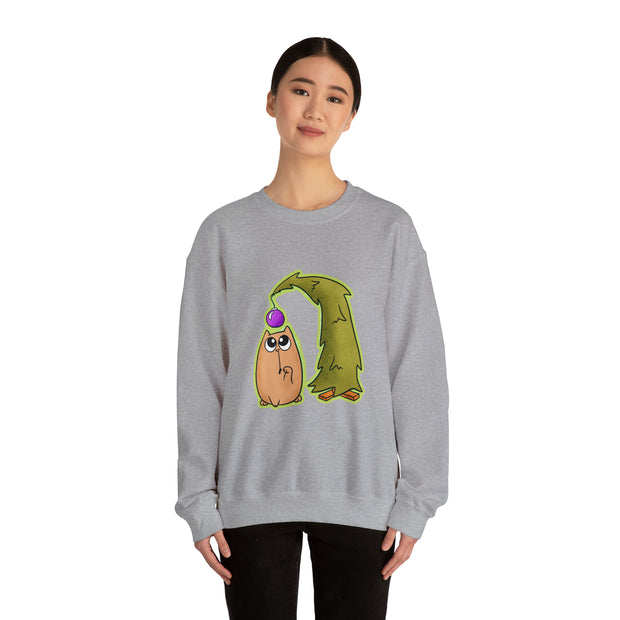 Christmas cat Unisex Heavy Blend™ Crewneck Sweatshirt