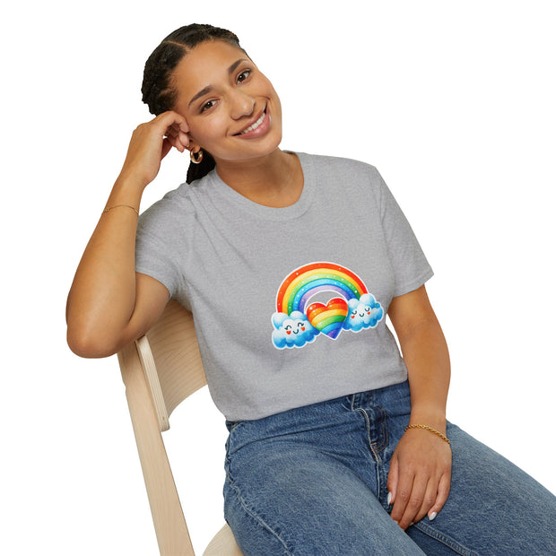 Rainbow Love Unisex Softstyle T-Shirt