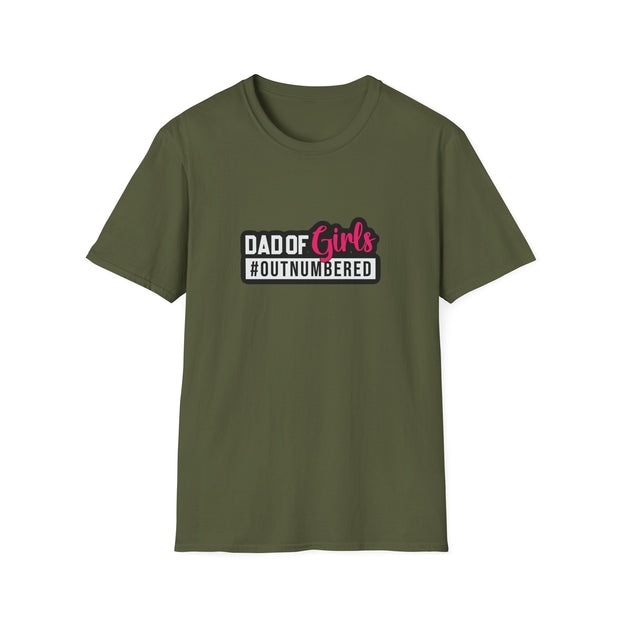 Dad of Girls Unisex Softstyle T-Shirt