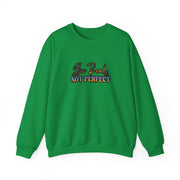 Be Real Not Perfect Unisex Heavy Blend™ Crewneck Sweatshirt