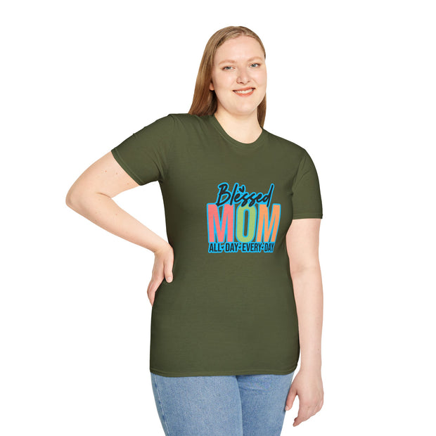 Blessed Mom Unisex Softstyle T-Shirt