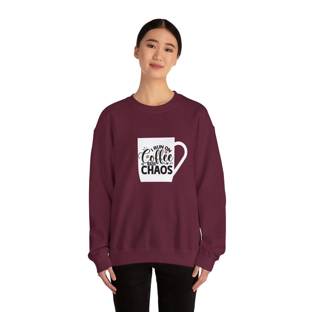 Coffee and Chaos Unisex Heavy Blend™ Crewneck Sweatshirt