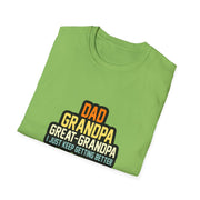 Dad Grandpa Great Grandpa Unisex Softstyle T-Shirt