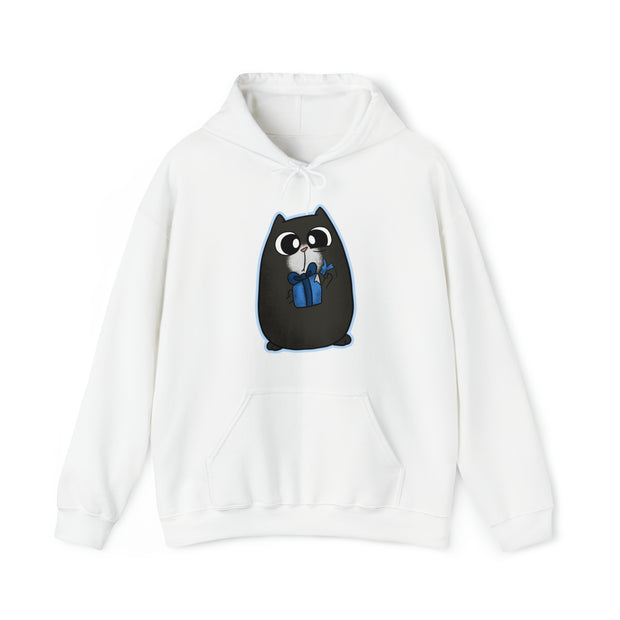 Christmas cat Unisex Heavy Blend™ Hooded Sweatshirt