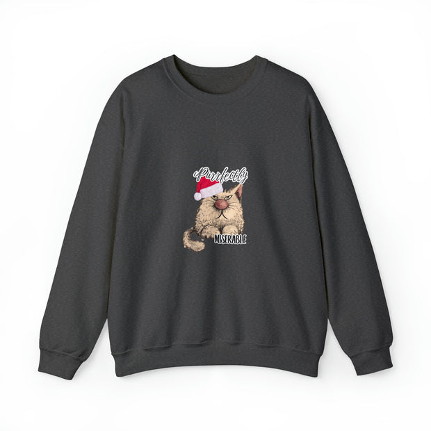 Christmas cat Unisex Heavy Blend™ Crewneck Sweatshirt