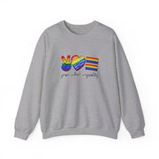 Peace Love Equality Unisex Heavy Blend™ Crewneck Sweatshirt