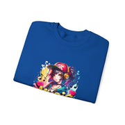 Graffiti Anime Girls Unisex Heavy Blend™ Crewneck Sweatshirt