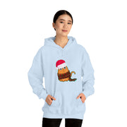 Christmas cat Unisex Heavy Blend™ Hooded Sweatshirt