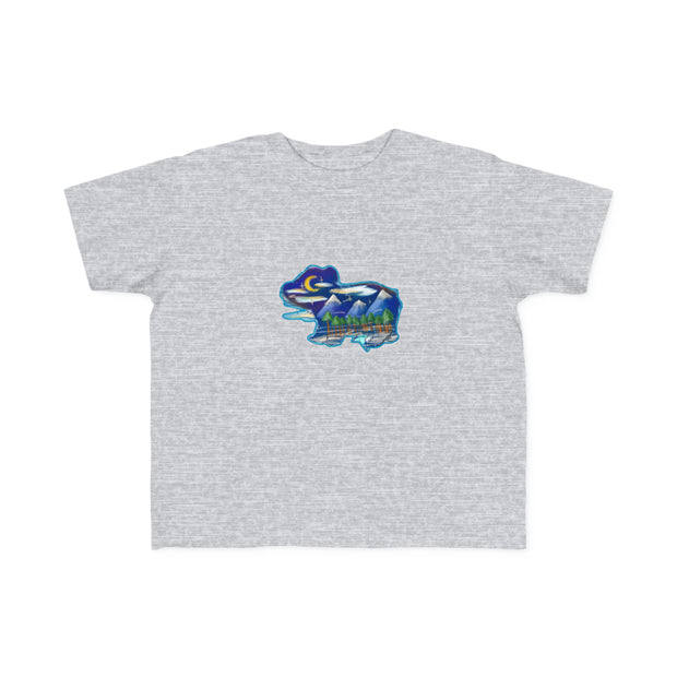 Nighttime bear Toddler's Fine Jersey Tee