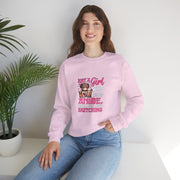 Just a Girl Unisex Heavy Blend™ Crewneck Sweatshirt