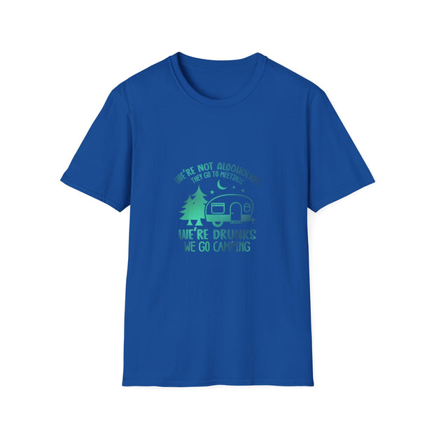 Camping Drunks Unisex Softstyle T-Shirt
