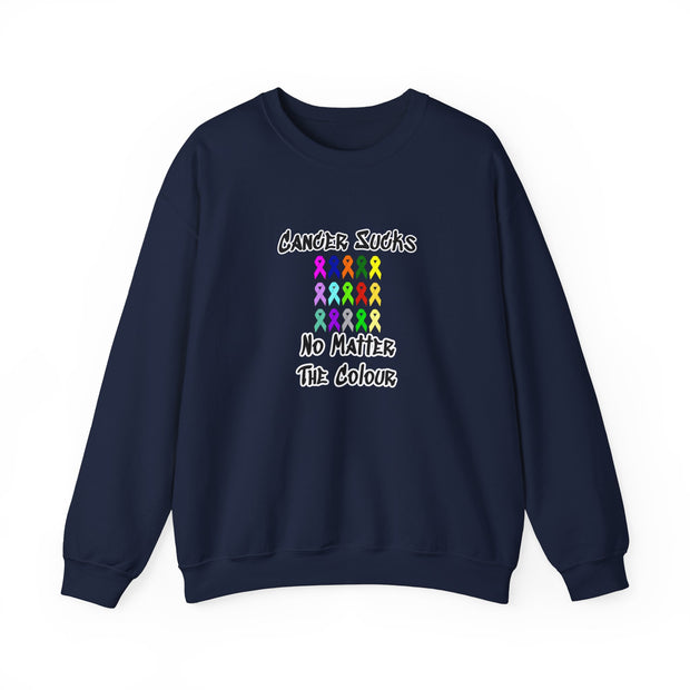 Cancer Sucks Unisex Heavy Blend™ Crewneck Sweatshirt