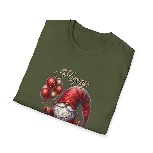Gnome New Year Unisex Softstyle T-Shirt