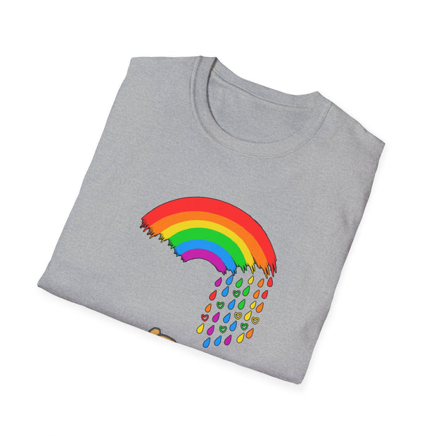 Winnie the Pooh Raining Pride Unisex Softstyle T-Shirt