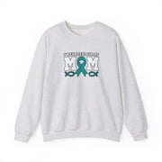 Teal for Mom Unisex Heavy Blend™ Crewneck Sweatshirt