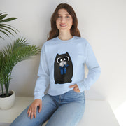 Christmas cat Unisex Heavy Blend™ Crewneck Sweatshirt