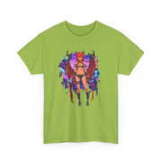 Anime Female Demon Unisex Heavy Cotton Tee