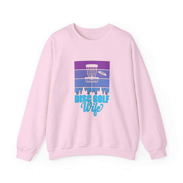 Disc Golf Wife Unisex Heavy Blend™ Crewneck Sweatshirt