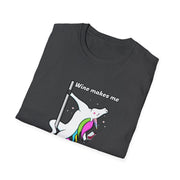Unicorn Wine Unisex Softstyle T-Shirt