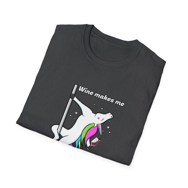 Unicorn Wine Unisex Softstyle T-Shirt
