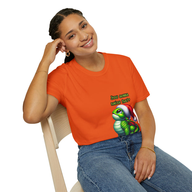 Christmas Dragon Unisex Softstyle T-Shirt