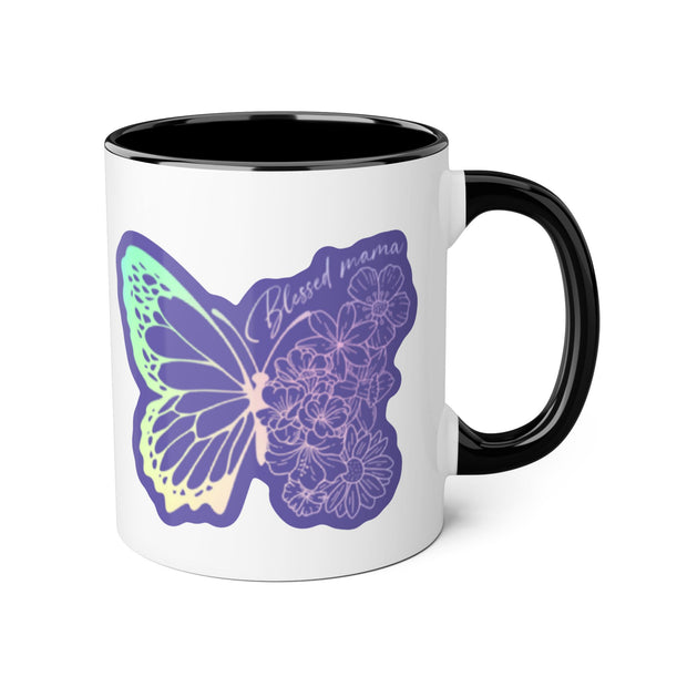 Blessed Mama Accent Mugs, 11oz