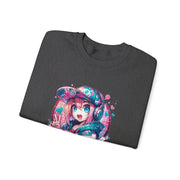 Graffiti Anime Girls Unisex Heavy Blend™ Crewneck Sweatshirt