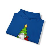Christmas cat Unisex Heavy Blend™ Hooded Sweatshirt