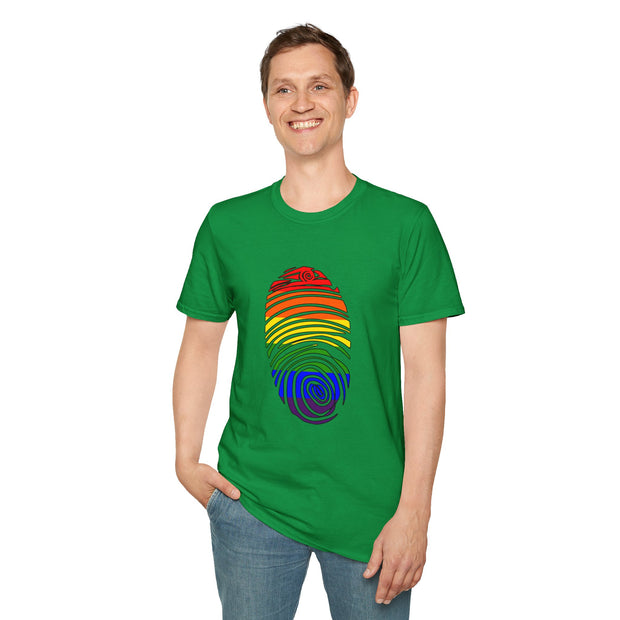 Pride Fingerprint Unisex Softstyle T-Shirt
