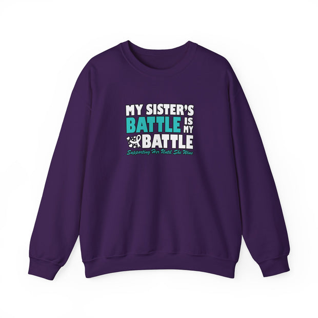 My Sister’s Battle Unisex Heavy Blend™ Crewneck Sweatshirt