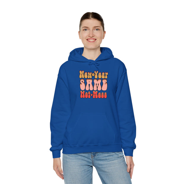 Same Hot Mess Unisex Heavy Blend™ Hooded Sweatshirt