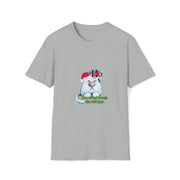 Christmas cat Unisex Softstyle T-Shirt