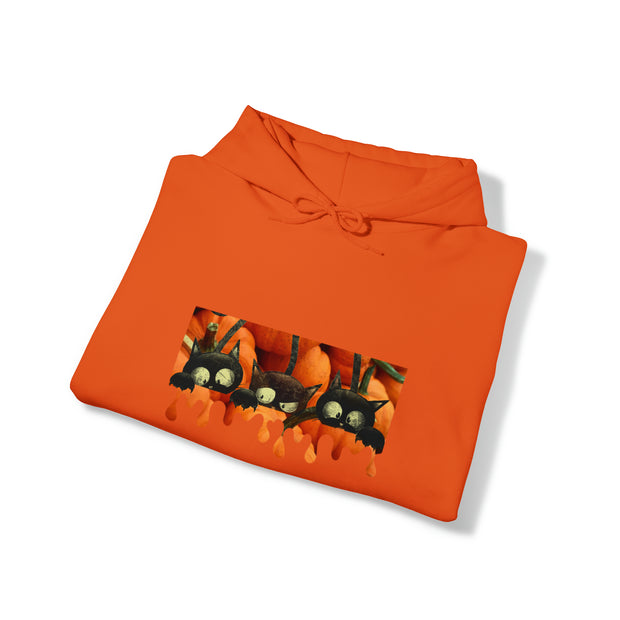 Pumpkin cats Unisex Heavy Blend™ Hooded Sweatshirt