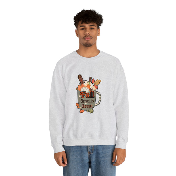 Fall Smells Great Unisex Heavy Blend™ Crewneck Sweatshirt