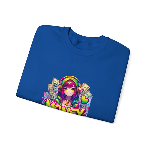 Graffiti Anime Girls Unisex Heavy Blend™ Crewneck Sweatshirt