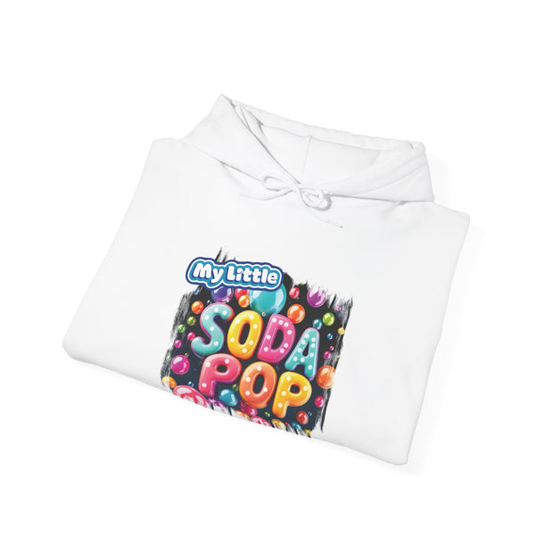 My Little Soda Pop Hooded Sweatshirt, Trendy Unisex Pullover, Fun Gift for Teens, Casual Wear, Comfortable Street Style