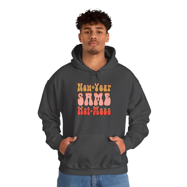 Same Hot Mess Unisex Heavy Blend™ Hooded Sweatshirt