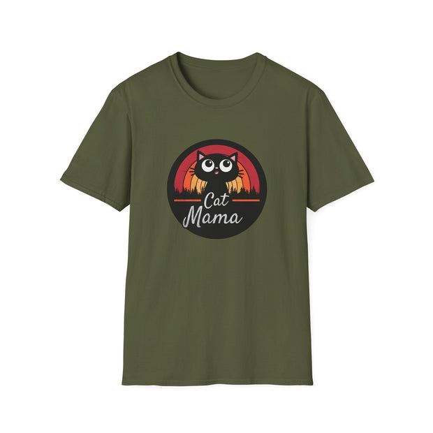 Cat Mama Unisex Softstyle T-Shirt