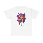 Anime Female Demon Unisex Heavy Cotton Tee