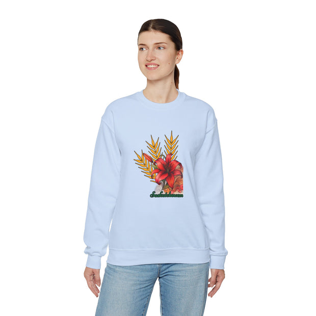 Saskatchewan Lily Unisex Heavy Blend™ Crewneck Sweatshirt