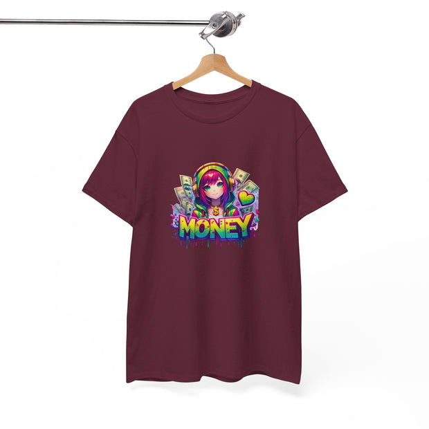 Graffiti Anime Girls Unisex Heavy Cotton Tee