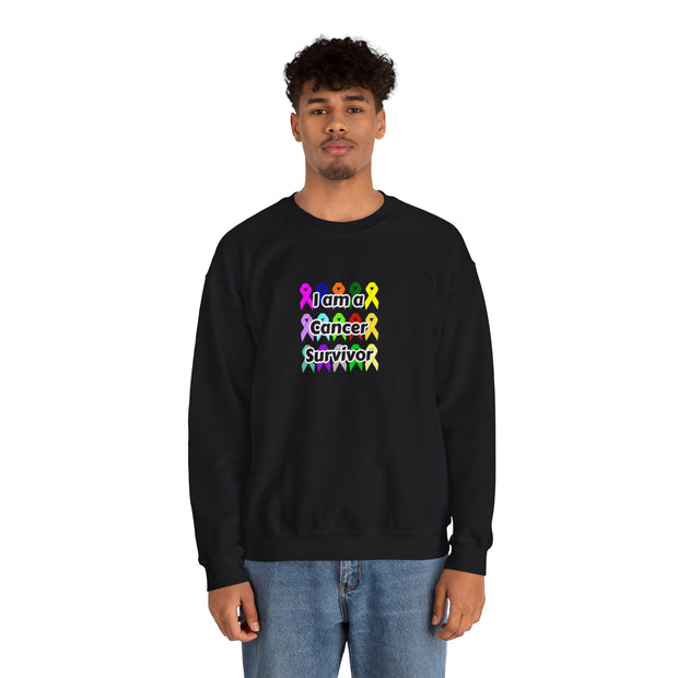 Cancer Survivor Unisex Heavy Blend™ Crewneck Sweatshirt
