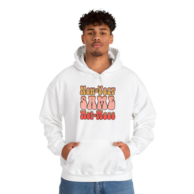 Same Hot Mess Unisex Heavy Blend™ Hooded Sweatshirt
