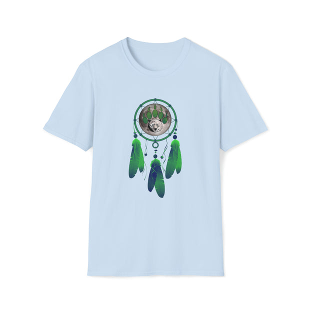 Bear Dream Catcher Unisex Softstyle T-Shirt