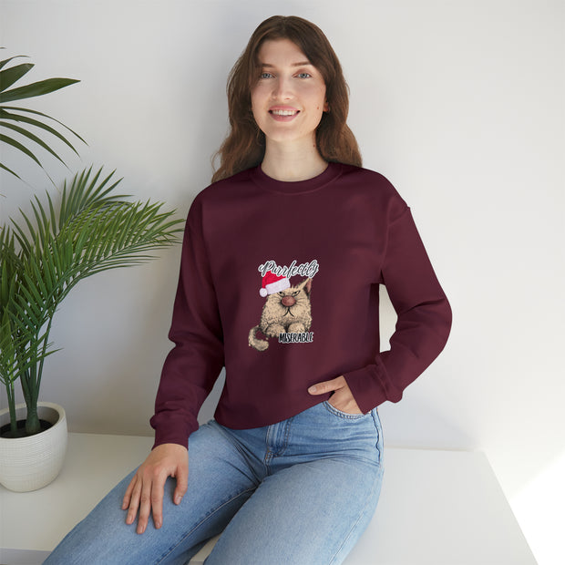 Christmas cat Unisex Heavy Blend™ Crewneck Sweatshirt