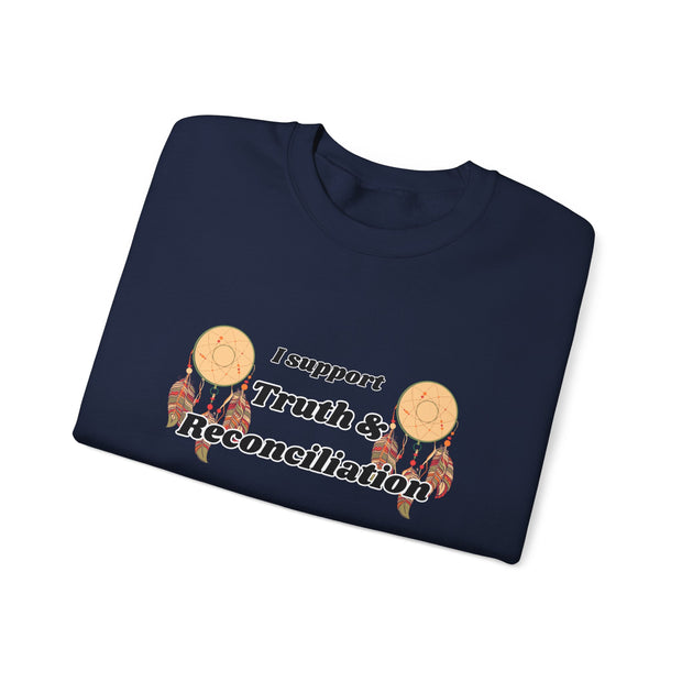 I Support Truth & Reconciliation Unisex Heavy Blend™ Crewneck Sweatshirt